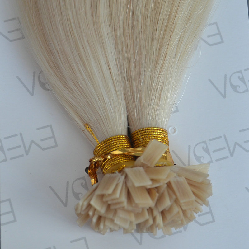 Pre- bonded Hair Extensions Supplier Sample Available Remy Human Hair Extensions  LM277 